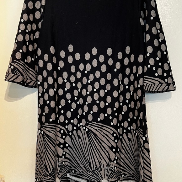 Isabel London Tunic Dress soft and warm Size M Navy but looks Black - Picture 3 of 8